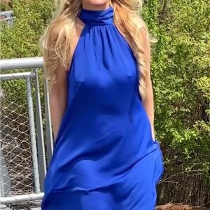 Elegant Blue Women's Skirt